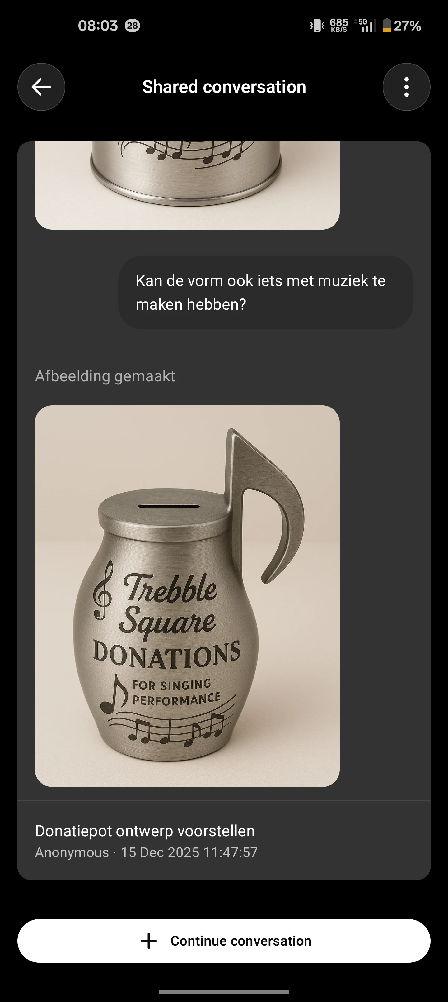 ChatGPT concept gesprek - het eerste begin